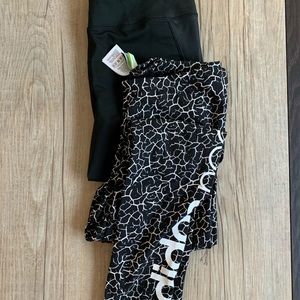 Lot of 2 Adidas leggings